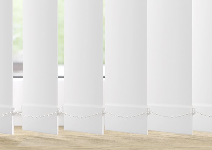 Orion (Blackout), Pure White - Vertical Blind Slats - Image 3